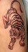 tattoo galleries/ - black and grey tiger tattoo - 48445